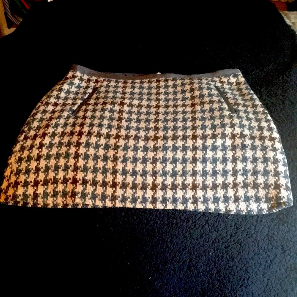 Houndstooth skirt by The Limited